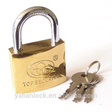 China Suppliers Titanium Plated Gold color high quality padlock